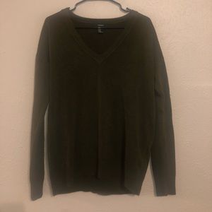 Forever 21 dark green sweater